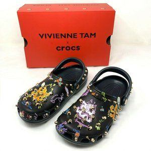CROCS X VIVIENNE TAM Studded Dragon Shoes sz 6-10